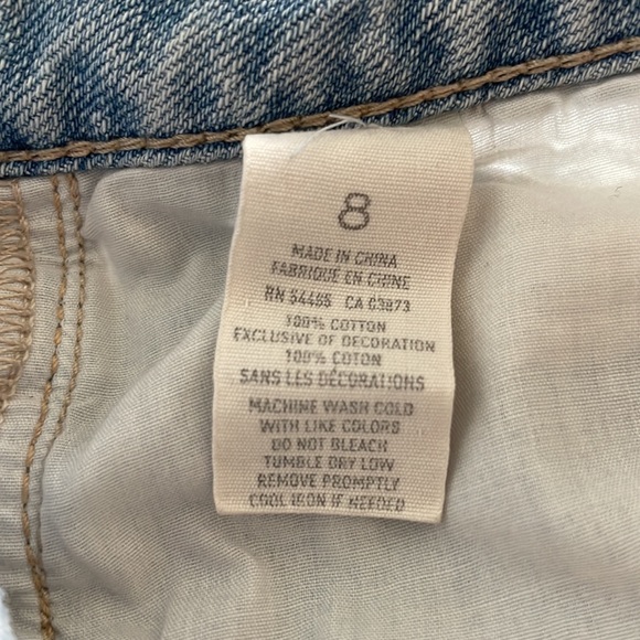 Size 8 vintage American eagle Jean shorts 100% cotton! - Picture 2 of 3